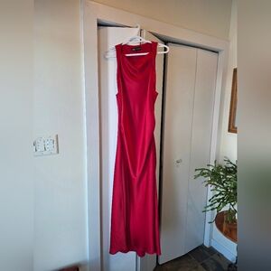 Zara Vibrant Red Maxi Dress